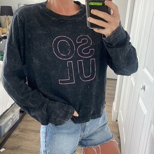 SoulCycle Black Long Sleeve Tee